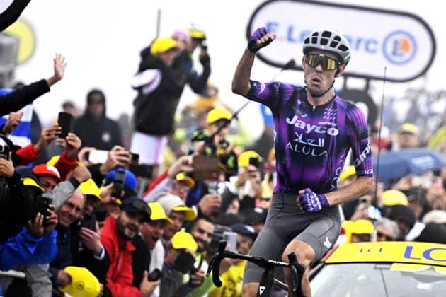 Cycling, Tour de France, Ben O Connor wins the 18th stage