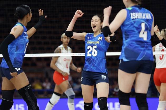 2025.07.24 Lodz Siatkowka kobiet Liga Narodow VNL 2025 Japonia - Turcja N z Yoshino Sato Foto Artur Kraszewski APPA 2025.07.24 Lodz Women volleyball Nations League VNL 2025 Japan - Turkiye Yoshino Sato Credit: Artur Kraszewski APPA NEWSPIX.PL --- Newspix.pl  20250724APPA_AK163
