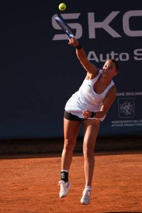 TENNIS - Internazionali di Tennis - 36° Palermo Ladies Open Panna Udvardy in action against Renata Jamrichova during the 36th Palermo Ladies Open at Country Time Club during 36Â° Palermo Ladies Open, International Tennis match in Palermo, Italy, July 24 2025 Palermo Italy  Copyright: xIPAxSport ABACAx