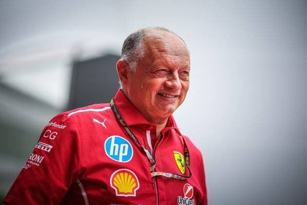 F1 Grand Prix of Belgium - Belgium Frederic Vasseur, Team Principal of the Scuderia Ferrari, during the Belgian GP, Spa-Francorchamps 24-27 July 2025 Formula 1 World Championship, WM, Weltmeisterschaft 2025. Photo by Federico Basile IPA ABACAPRESS.COM Belgium Belgium  Copyright: xIPAxSport ABACAx