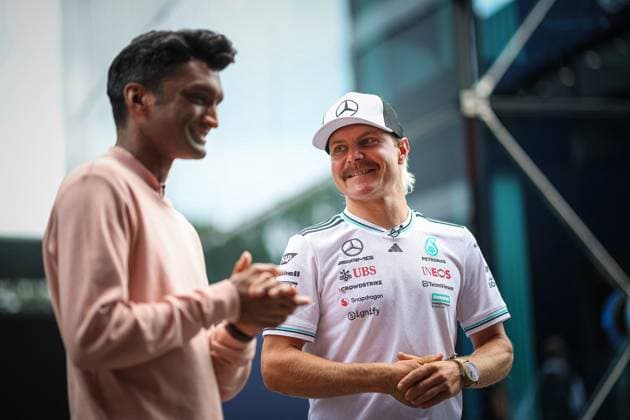 F1 Grand Prix of Belgium - Belgium Valtteri Bottas, (FIN) Former driver at Sauber F1, Mercedes F1, Williams, now reserve driver at Mercedes AMG F1 and McLaren F1, during the Belgian GP, Spa-Francorchamps 24-27 July 2025 Formula 1 World Championship, WM, Weltmeisterschaft 2025. Photo by Federico Basile IPA ABACAPRESS.COM Belgium Belgium  Copyright: xIPAxSport ABACAx