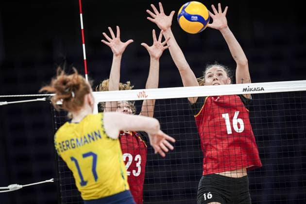 Volleyball, Women, Nations League, Brazil - Germany