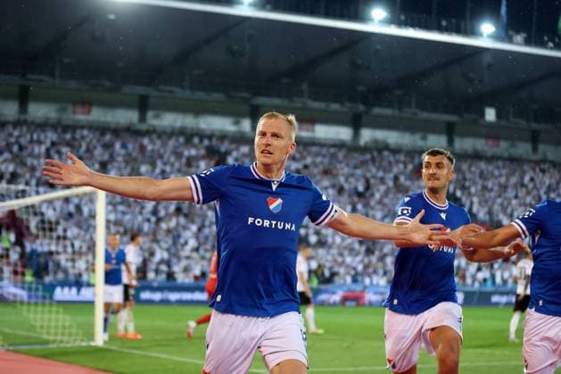 OSTRAWA 24.07.2025 PIERWSZY MECZ II RUNDA ELIMINACYJNA LIGA EUROPY SEZON 2025 26: BANIK OSTRAWA - LEGIA WARSZAWA 2:2 --- UEFA EUROPA LEAGUE SECOND QUALIFYING ROUND FIRST MATCH: BANIK OSTRAVA - LEGIA WARSAW 2:2 MICHAL FRYDRYCH KAREL POJEZNY FOT. PIOTR KUCZA FOTOPYK NEWSPIX.PL --- newspix.pl 