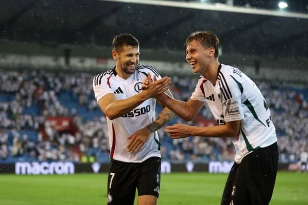 OSTRAWA 24.07.2025 PIERWSZY MECZ II RUNDA ELIMINACYJNA LIGA EUROPY SEZON 2025 26: BANIK OSTRAWA - LEGIA WARSZAWA 2:2 --- UEFA EUROPA LEAGUE SECOND QUALIFYING ROUND FIRST MATCH: BANIK OSTRAVA - LEGIA WARSAW 2:2 PAWEL WSZOLEK JAN ZIOLKOWSKI FOT. PIOTR KUCZA FOTOPYK NEWSPIX.PL --- newspix.pl 