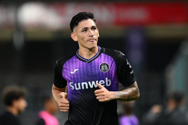 RSC Anderlecht v BK Hacken - UEFA Europa League round 2 qualifier ANDERLECHT, BELGIUM - JULY 24 : Vazquez Luis forward of RSC Anderlecht during the UEFA Europa League 2025 26 Round 2 match between RSC Anderlecht and BK Hacken on July 24, 2025 in Anderlecht, Belgium, 24 07 2025 Anderlecht Belgium  Copyright: xTomasxSiskx