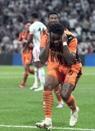 Besiktas v Shakhtar Donetsk - UEFA Europa League ISTANBUL, TURKIYE - JULY 24: Shakhtar Donetsk player Kevin (11) celebrates after scoring a goal during the UEFA Europa League second qualifying round first leg match against Besiktas at Tupras Stadium in Istanbul, Turkiye, on July 24, 2025. Esra Bilgin Anadolu Istanbul Turkey. Editorial use only. Please get in touch for any other usage.  Copyright: x2025xAnadoluxEsraxBilginx
