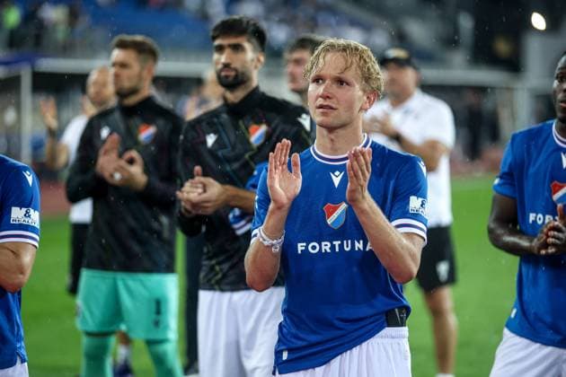 24.07.2025 OSTRAWA MECZ II RUNDY ELIMINACJI LIGI EUROPY BANIK OSTRAWA - LEGIA WARSZAWA --- FOOTBALL MATCH SECOND ROUND QUALIFICATIONS UEFA EUROPA LEAGUE BANIK OSTRAVA - LEGIA WARSZAWA NZ. MATEJ SIN FOT. LUKASZ JURGA ARENA AKCJI NEWSPIX.PL --- newspix.pl 