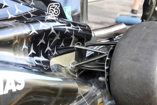 Stavelot, Belgium July 24 27, 2025 FIA Formula 1 World Championship Grand Prix Belgium Circuit de Spa Francorchamps 2025 Media Day Thursday In Picture Technical Details, Mercedes Formula 1, Formula 1 Technical Mercedes, Circuit de Spa Francorchamps Copyright: xFotostandx xHorstxBernhardtx