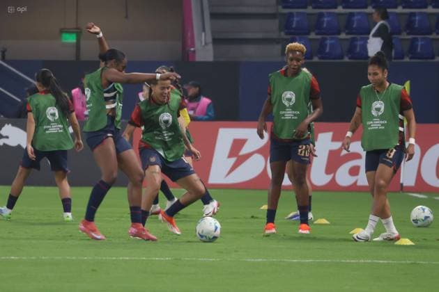 COPA AMERICA FEMENINA ECUADOR VS ARGENTINA July 24, 2025 Meeting between Ecuador VS Argentina for Copa America Femenina at the Banco Guayaquil stadium QUITO PICHINCHA ECUADOR Copyright: xHENRYxLAPOx