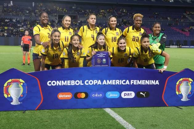 COPA AMERICA FEMENINA ECUADOR VS ARGENTINA July 24, 2025 Meeting between Ecuador VS Argentina for Copa America Femenina at the Banco Guayaquil stadium QUITO PICHINCHA ECUADOR Copyright: xHENRYxLAPOx