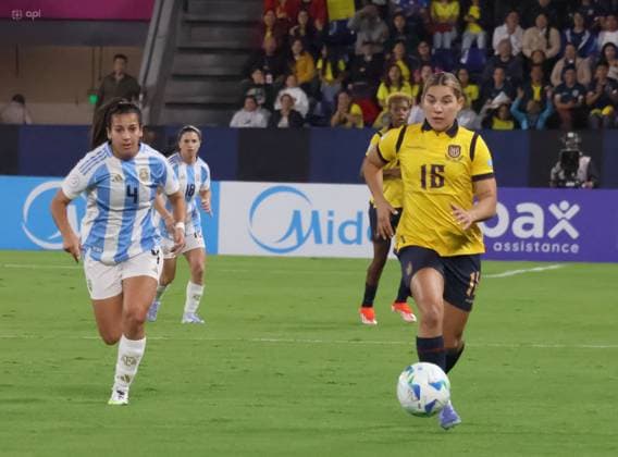 COPA AMERICA FEMENINA ECUADOR VS ARGENTINA July 24, 2025 Meeting between Ecuador VS Argentina for Copa America Femenina at the Banco Guayaquil stadium QUITO PICHINCHA ECUADOR Copyright: xHENRYxLAPOx
