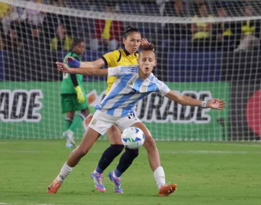 COPA AMERICA FEMENINA ECUADOR VS ARGENTINA July 24, 2025 Meeting between Ecuador VS Argentina for Copa America Femenina at the Banco Guayaquil stadium QUITO PICHINCHA ECUADOR Copyright: xHENRYxLAPOx