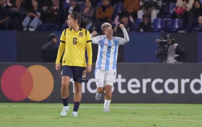 COPA AMERICA FEMENINA ECUADOR VS ARGENTINA July 24, 2025 Meeting between Ecuador VS Argentina for Copa America Femenina at the Banco Guayaquil stadium QUITO PICHINCHA ECUADOR Copyright: xHENRYxLAPOx