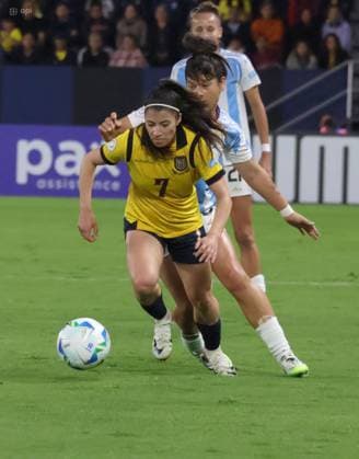 COPA AMERICA FEMENINA ECUADOR VS ARGENTINA July 24, 2025 Meeting between Ecuador VS Argentina for Copa America Femenina at the Banco Guayaquil stadium QUITO PICHINCHA ECUADOR Copyright: xHENRYxLAPOx