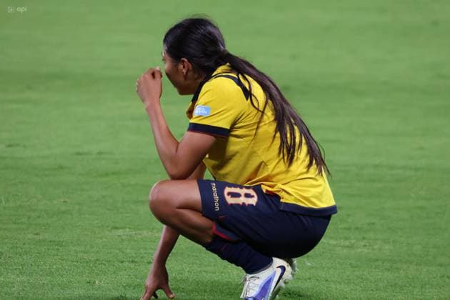 COPA AMERICA FEMENINA ECUADOR VS ARGENTINA July 24, 2025 Meeting between Ecuador VS Argentina for Copa America Femenina at the Banco Guayaquil stadium QUITO PICHINCHA ECUADOR Copyright: xHENRYxLAPOx