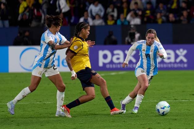 Football, Women, Copa America, Argentina - Ecuador