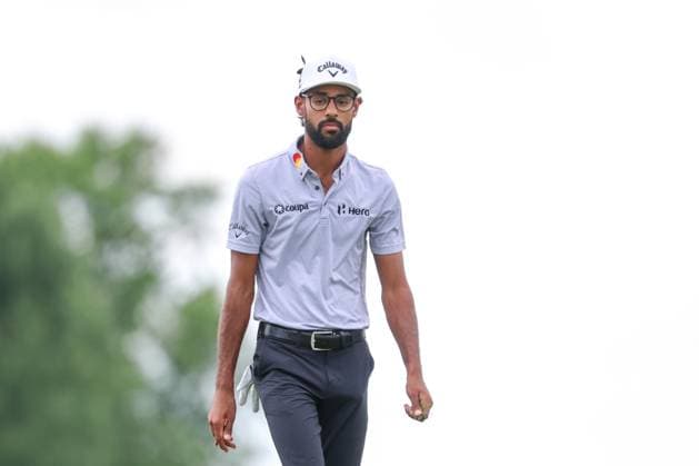 July 24th, 2025: Akshay Bhatia of the United States walks to the fourth tee during the first round of the 3M Open 2025 at TPC Twin Cities on July 24, 2025 in Blaine, Minnesota. -CSM Blaine USA - ZUMAc04_ 20250724_zma_c04_198 Copyright: xStevenxGarciax