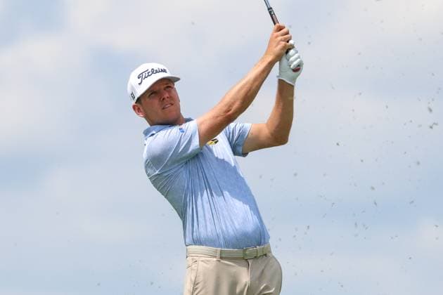 July 24th, 2025: Jeremy Paul of Germany hits his shot on the fourth tee during the first round of the 3M Open 2025 at TPC Twin Cities on July 24, 2025 in Blaine, Minnesota. -CSM Blaine USA - ZUMAc04_ 20250724_zma_c04_208 Copyright: xStevenxGarciax