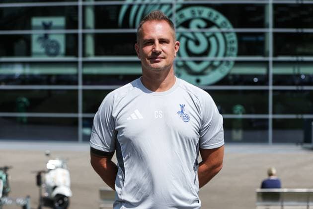 sports, football, 3 league season 2025 2026 team and portrait photo appointment MSV Duisburg 24 07 2025, schauinsland reisen arena Chris Schmoldt Head of Squad Planning and Strategy, MSV Duisburg Duisburg schauinsland reisen arena Nordrhein Westfalen Germany