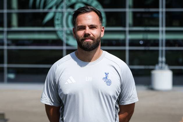 sports, soccer, 3 league season 2025 2026 team and portrait photo appointment MSV Duisburg 24 07 2025, schauinsland reisen arena Leon Welter analyst, MSV Duisburg Duisburg schauinsland reisen arena Nordrhein Westfalen Germany