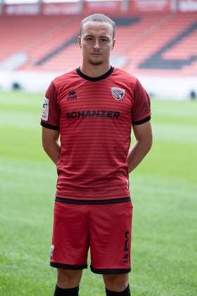 FC Ingolstadt 04 3 Liga, Porträttermin 2025 2026, Mattis Hoppe 2, FCI 3 Liga FC Ingolstadt 04 season 2025 2026