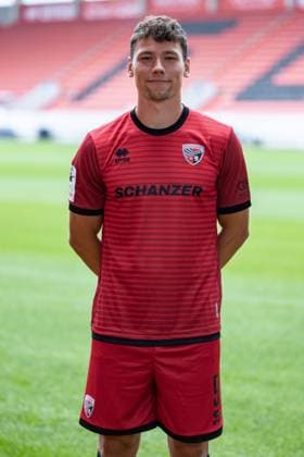 FC Ingolstadt 04 3 Liga, Porträttermin 2025 2026, Mads Borchers 9, FCI 3 Liga FC Ingolstadt 04 season 2025 2026
