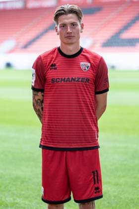 FC Ingolstadt 04 3 Liga, Porträttermin 2025 2026, Frederik Christensen 11, FCI 3 Liga FC Ingolstadt 04 season 2025 2026