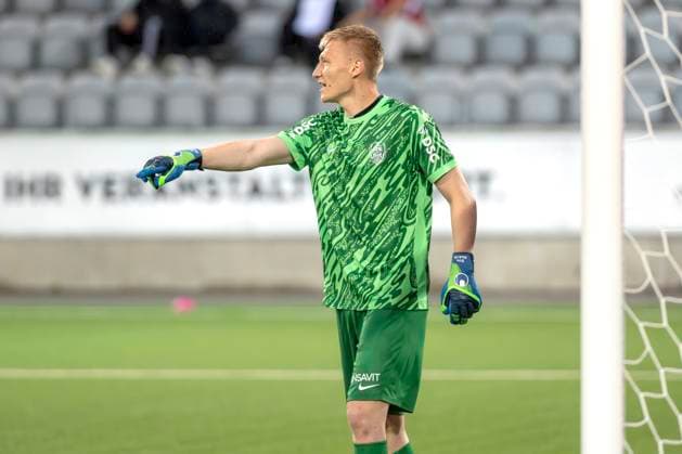 Goalkeeper Otto Hindrich, CFR, FC Lugano CFR Cluj, qualifying round UEFA Europa League, football, 24 07 2025