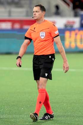 Referee Darren England, ENG, FC Lugano CFR Cluj, Qualifying round UEFA Europa League, Football, 24 07 2025