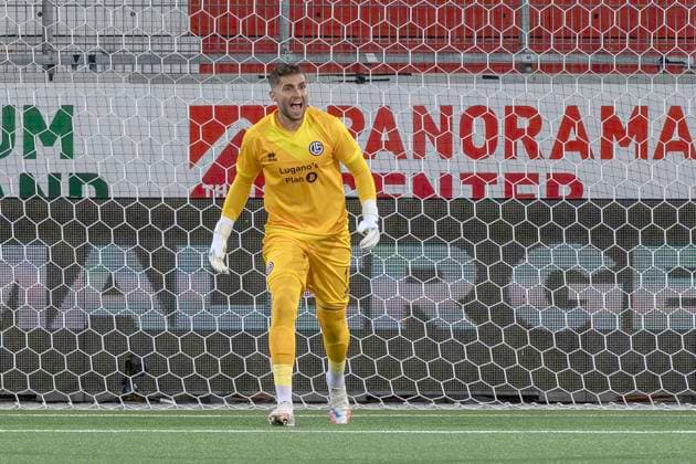 Goalkeeper Amir Saipi, FCL, FC Lugano CFR Cluj, UEFA Europa League qualifying round, Football, 24 07 2025