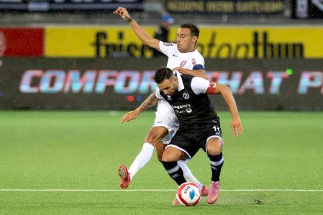 Renato Steffen, FCL, hi Camora, CFR, FC Lugano CFR Cluj, qualifying round UEFA Europa League, football, 24 07 2025