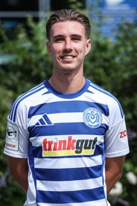 sports, football, 3 league season 2025 2026 team and portrait photo appointment MSV Duisburg 24 07 2025, schauinsland reisen arena Jonas Michelbrink MSV Duisburg, 8 Duisburg schauinsland reisen arena Nordrhein Westfalen Germany