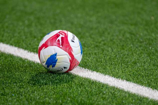 Macron match ball, FC Lugano CFR Cluj, UEFA Europa League qualifying round, football, 24 07 2025