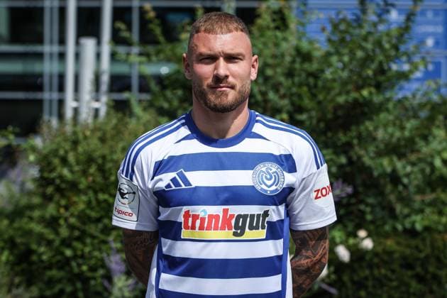 sports, football, 3 league season 2025 2026 team and portrait photo appointment MSV Duisburg 24 07 2025, schauinsland reisen arena Maximilian Dittgen MSV Duisburg, 11 Duisburg schauinsland reisen arena North Rhine-Westphalia Germany