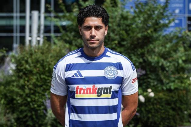 sports, football, 3 league season 2025 2026 team and portrait photo appointment MSV Duisburg 24 07 2025, schauinsland reisen arena Mert Göckan MSV Duisburg, 17 Duisburg schauinsland reisen arena Nordrhein Westfalen Germany