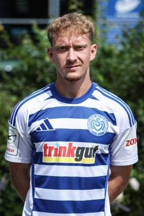Sports, football, 3 league season 2025 2026 team and portrait photo appointment MSV Duisburg 24 07 2025, schauinsland reisen arena Jannik Zahmel MSV Duisburg, 21 Duisburg schauinsland reisen arena North Rhine-Westphalia Germany
