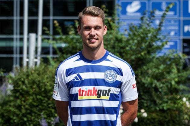 Sports, football, 3 league season 2025 2026 team and portrait photo appointment MSV Duisburg 24 07 2025, schauinsland reisen arena Thilo Töpken MSV Duisburg, 22 Duisburg schauinsland reisen arena Nordrhein Westfalen Germany