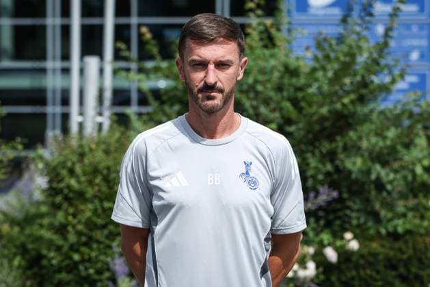 sports, football, 3 league season 2025 2026 team and portrait photo appointment MSV Duisburg 24 07 2025, schauinsland reisen arena Branimir Bajic head of licensed team, MSV Duisburg Duisburg schauinsland reisen arena Nordrhein Westfalen Germany