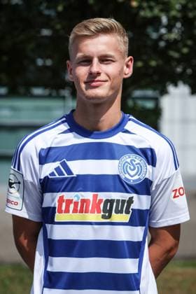 sports, football, 3 league season 2025 2026 team and portrait photo appointment MSV Duisburg 24 07 2025, schauinsland reisen arena Gabriel Sadlek MSV Duisburg, 38 Duisburg schauinsland reisen arena Nordrhein Westfalen Germany