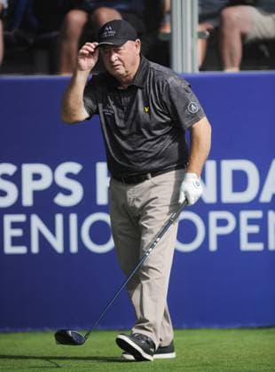Golf - 2025 ISPS HANDA Seniors Open - Round One - Sunningdale Golf Club - Friday 25th July 2025 Ian Woosnam of Wales 