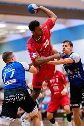 Bietigheim HBL 25 26 Test match TSV Weinsberg SG BBM Bietigheim Djibril M™Bengue Bietigheim Bietigheim Bissingen Sporthalle am Viadukt Baden Württemberg Germany