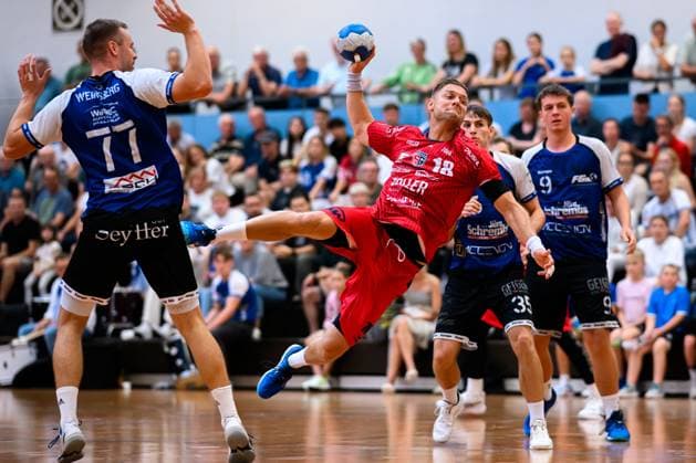 Bietigheim HBL 25 26 Test match TSV Weinsberg SG BBM Bietigheim Fabian Wiederstein Bietigheim Bietigheim Bissingen Sporthalle am Viadukt Baden Württemberg Germany