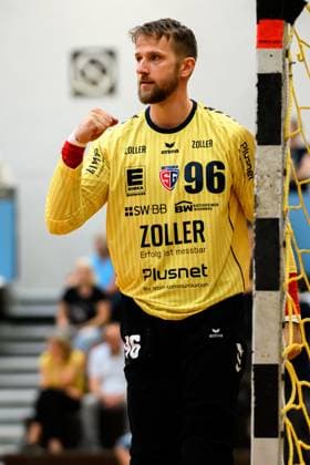 Bietigheim HBL 25 26 Test match TSV Weinsberg SG BBM Bietigheim Goalkeeper Jan Hrdlicka Bietigheim Bietigheim Bissingen Sporthalle am Viadukt Baden Württemberg Germany