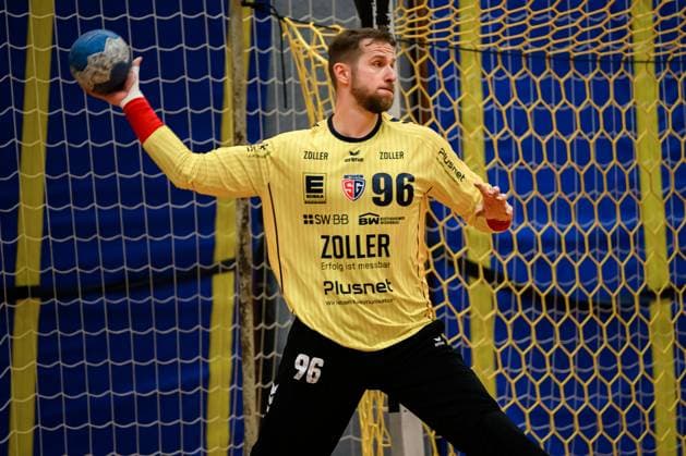 Bietigheim HBL 25 26 Test match TSV Weinsberg SG BBM Bietigheim Goalkeeper Jan Hrdlicka Bietigheim Bietigheim Bissingen Sporthalle am Viadukt Baden Württemberg Germany