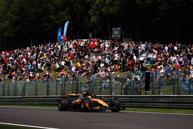 F1 - BELGIAN GRAND PRIX 2025 81 PIASTRI Oscar (aus), McLaren F1 Team MCL39, action during the 2025 Formula 1 Belgian Grand Prix, 13th round of the 2025 FIA Formula One World Championship, WM, Weltmeisterschaft from July 25 to 27, 2025 on the Circuit de Spa-Francorchamps, in Stavelot, Belgium -  Copyright: xANTONINxVINCENTx