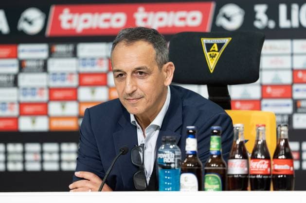 The new Managing Director Sport Rachid Azzouzi at the press conference for the presentation of Rachid Azzouzi as the new Managing Director Sport, Football, 3 Liga, Season 2025 2026, 25 07 2025 Press conference for the presentation of Rachid Azzouzi as the new Managing Director Sport, Football, 3 Liga, Season 2025 2026, 25 07 2025 Aachen Copyright: xEibner-Pressefoto J.xDerondeaux EP_JDU