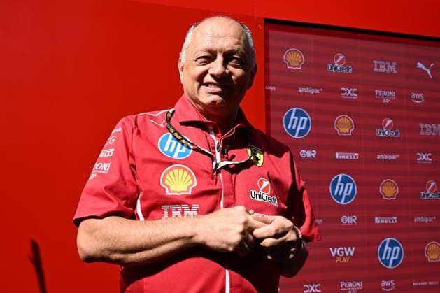 25 07 2025, xsvx, Motorsport FIA Formula 1, Belgian Grand Prix v l Team Principal Frederic Fred Vasseur Scuderia Ferrari FIA REGULATIONS PROHIBIT ANY USE OF PHOTOGRAPHS as IMAGE SEQUENCES and or QUASI VIDEO Spa