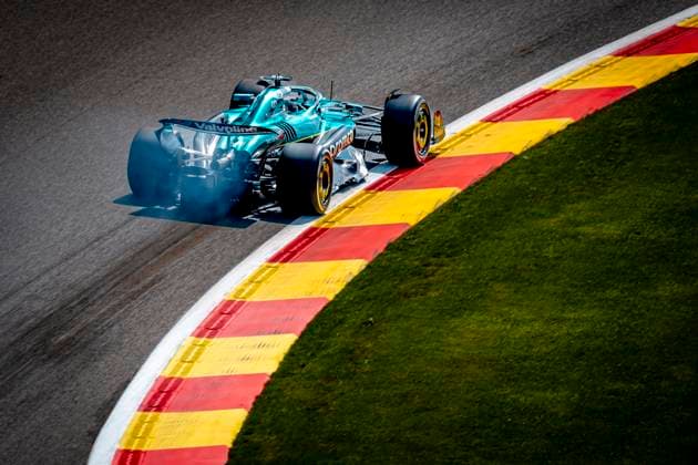 Formule 1 driver Fernando Alonso of Aston Martin during the free practice Grand Prix Formula 1 Spa Francorchamps 2025 at the Circuit Spa Francorchamps for the Formula 1 Moët Chandon Belgium Grand Prix 2025 season 2025 2026 in SPA, Belgium on 25 july 2025, photo by Marcel van Dorst EYE4images DeFodi Images
