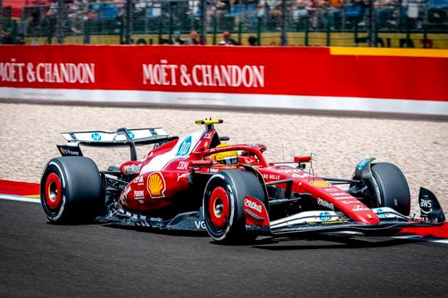 Formule 1 driver Lewis Hamilton of Ferrari during the free practice Grand Prix Formula 1 Spa Francorchamps 2025 at the Circuit Spa Francorchamps for the Formula 1 Moët Chandon Belgium Grand Prix 2025 season 2025 2026 in SPA, Belgium on 25 july 2025, photo by Marcel van Dorst EYE4images DeFodi Images