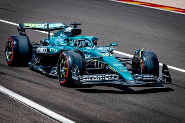 Formule 1 driver Lance Stroll of Aston Martin during the free practice Grand Prix Formula 1 Spa Francorchamps 2025 at the Circuit Spa Francorchamps for the Formula 1 Moët Chandon Belgium Grand Prix 2025 season 2025 2026 in SPA, Belgium on 25 july 2025, photo by Marcel van Dorst EYE4images DeFodi Images